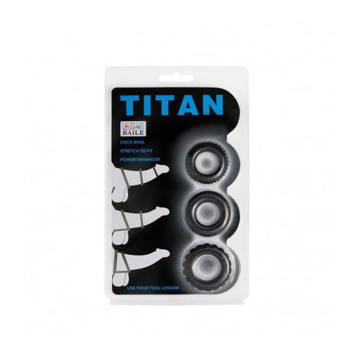 Titan 3db-os péniszgyűrű szett