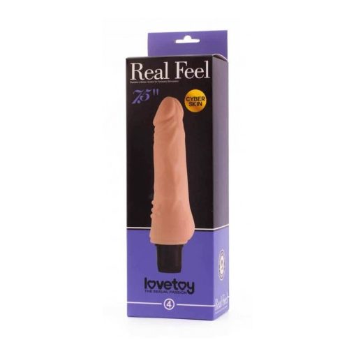 Lovetoy puha, bordázott vibrátor - 15cm